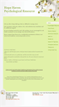 Mobile Screenshot of hopehavenpsych.org